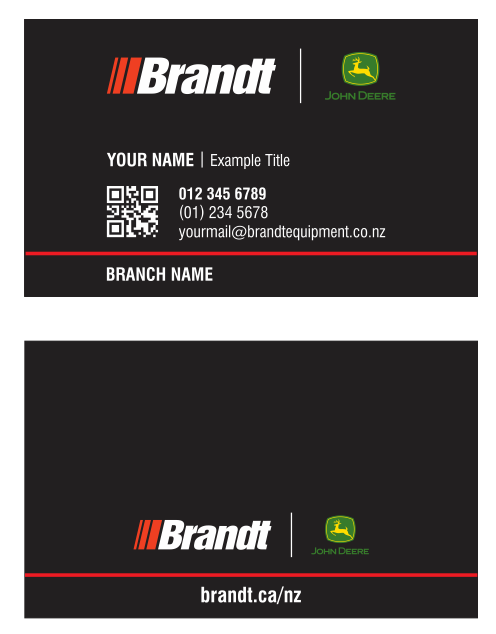 zBrandt - Business Cards