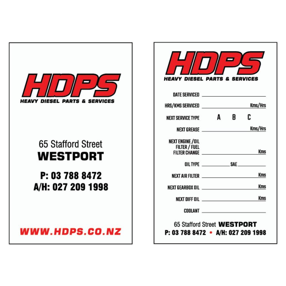 HDPS - Commercial Label (Westport)