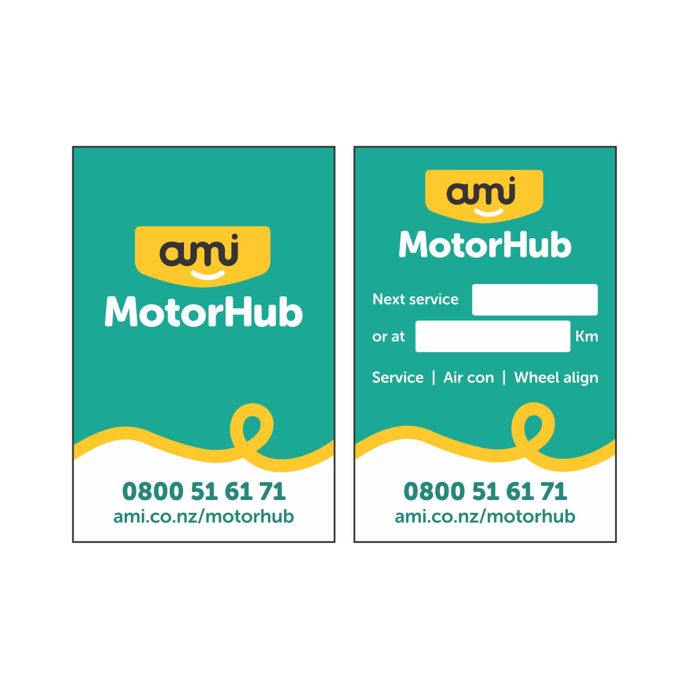 AMI MotorHub - Service Labels