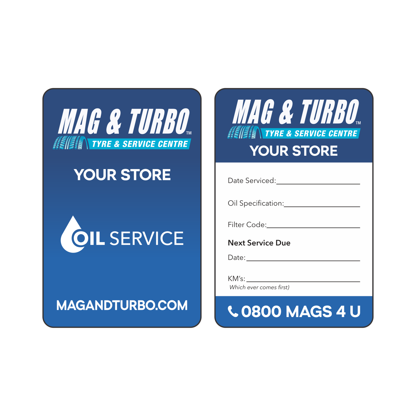 Service Sticker Store Specific