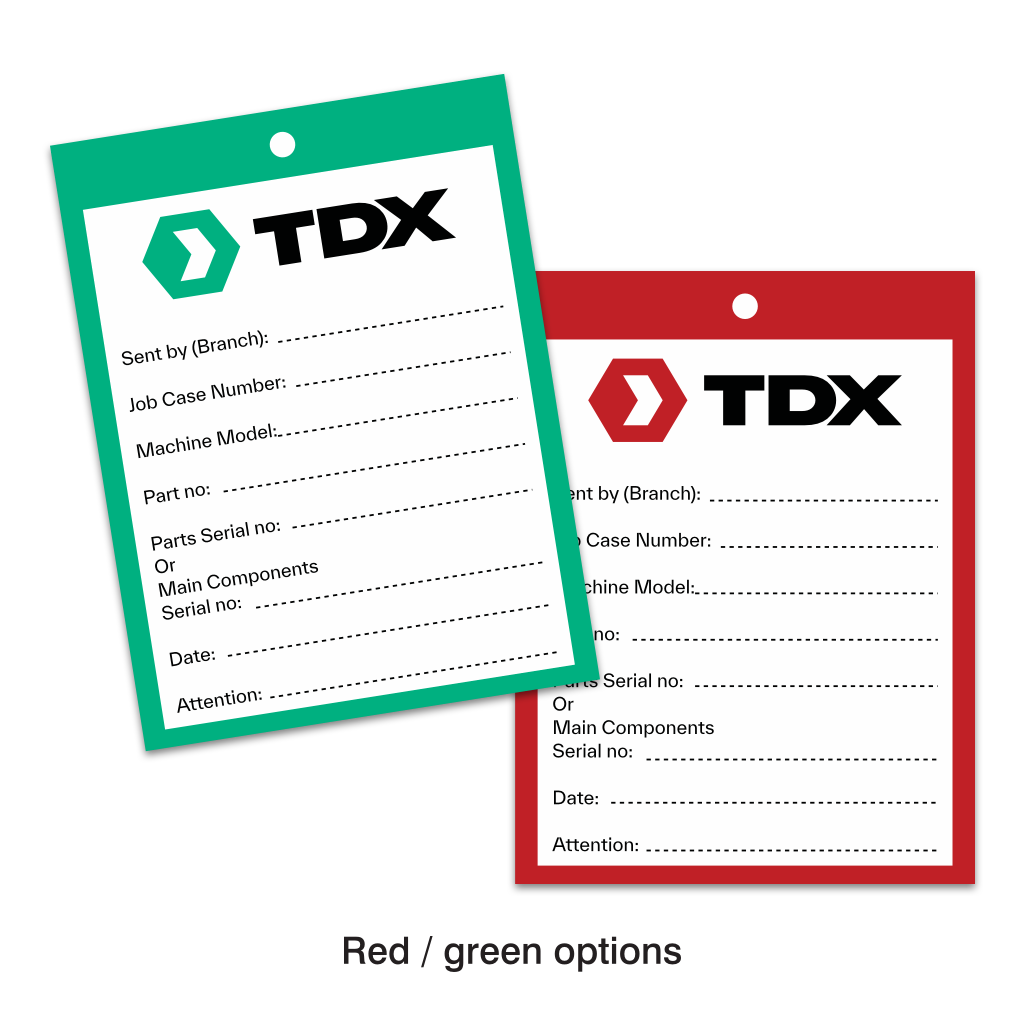 TDX - Warranty Sticker