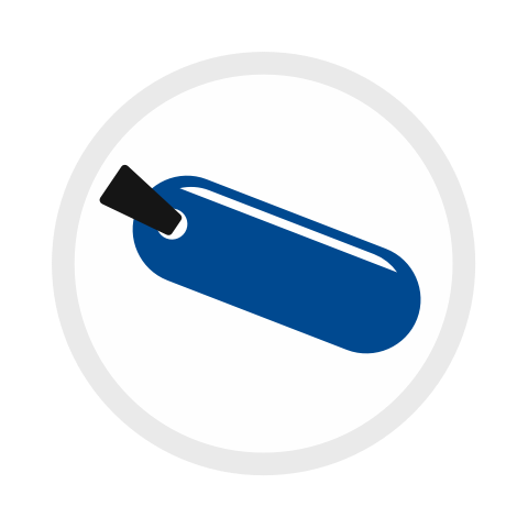 Goodyear - Domed Key Rings