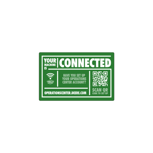 zBrandt - John Deere Connected Removable Vinyl (140x90mm). Variable quantity product