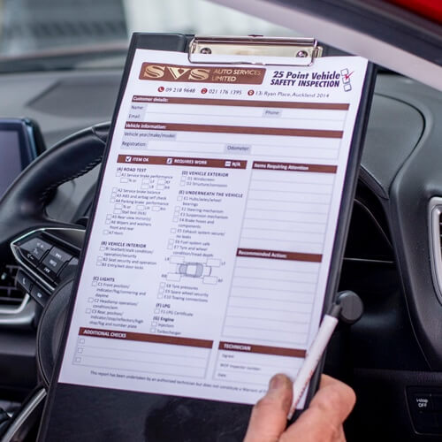 Service & Safety Checklists