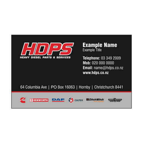 HDPS - Business Cards (Christchurch)