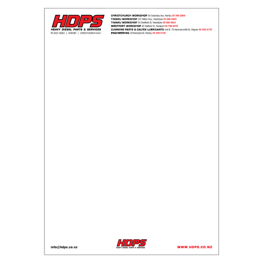 HDPS - Letterheads