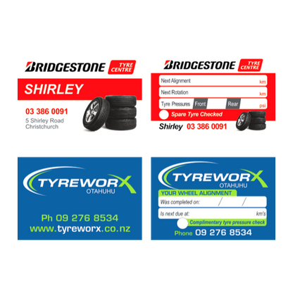 Wheel Alignment Stickers