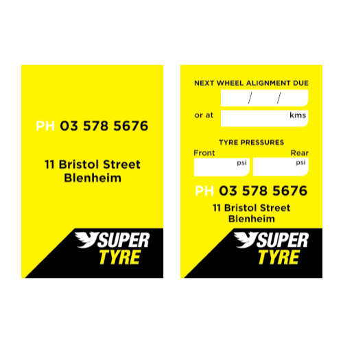 Wheel Alignment Stickers